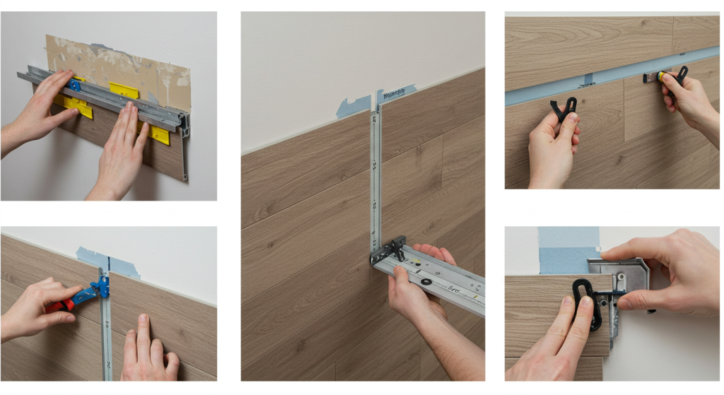 How to install wall cladding panels step by step