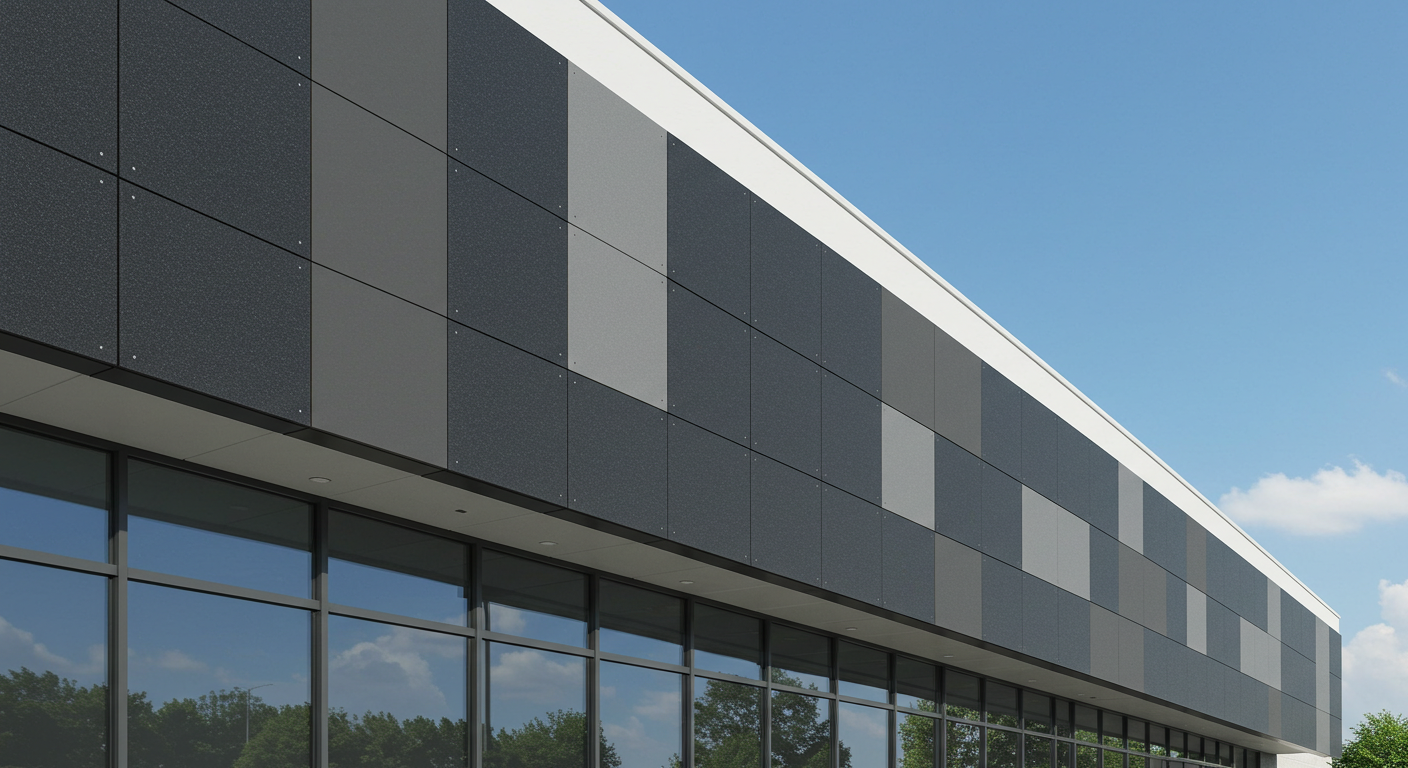 fire-rated wall cladding panels for commercial buildings