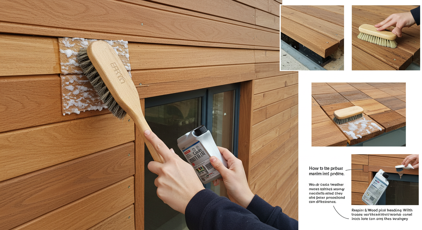 how to clean and maintain wood cladding panels