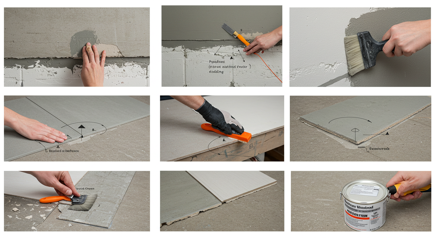 how to prepare substrate for wall cladding installation