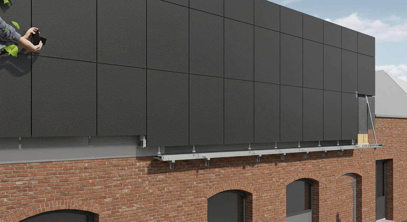 retrofitting existing buildings with new wall cladding panels