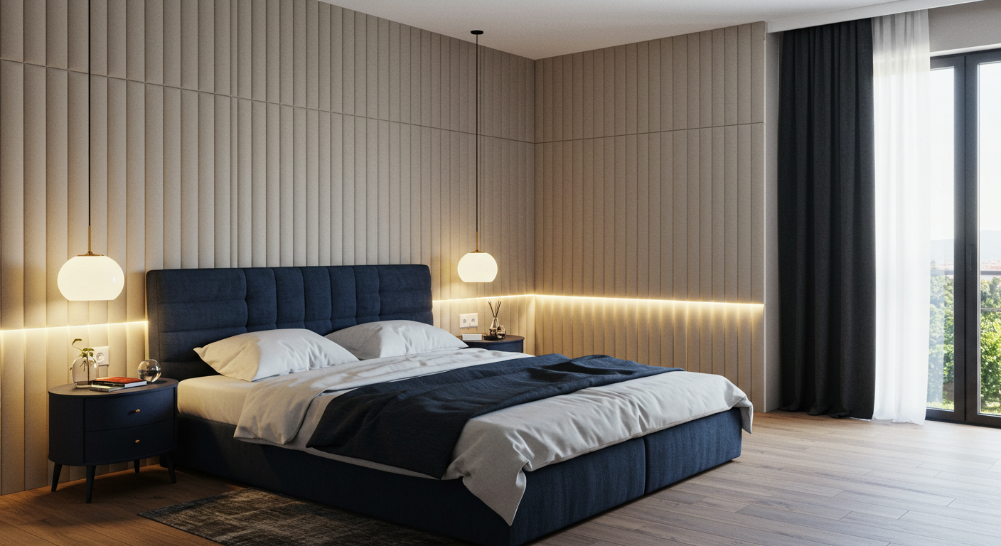 soundproof PVC wall panels for bedrooms