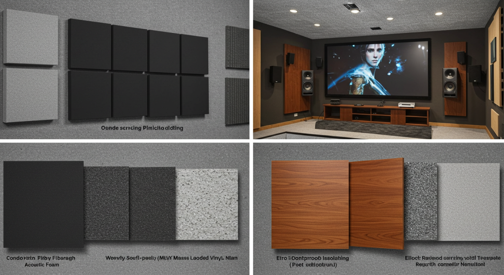 soundproof wall cladding options for home theater