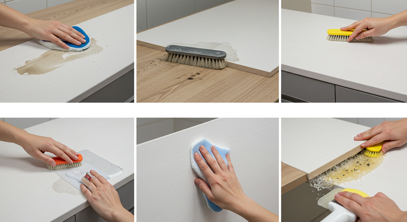 Cleaning and maintenance of PVC wall panels