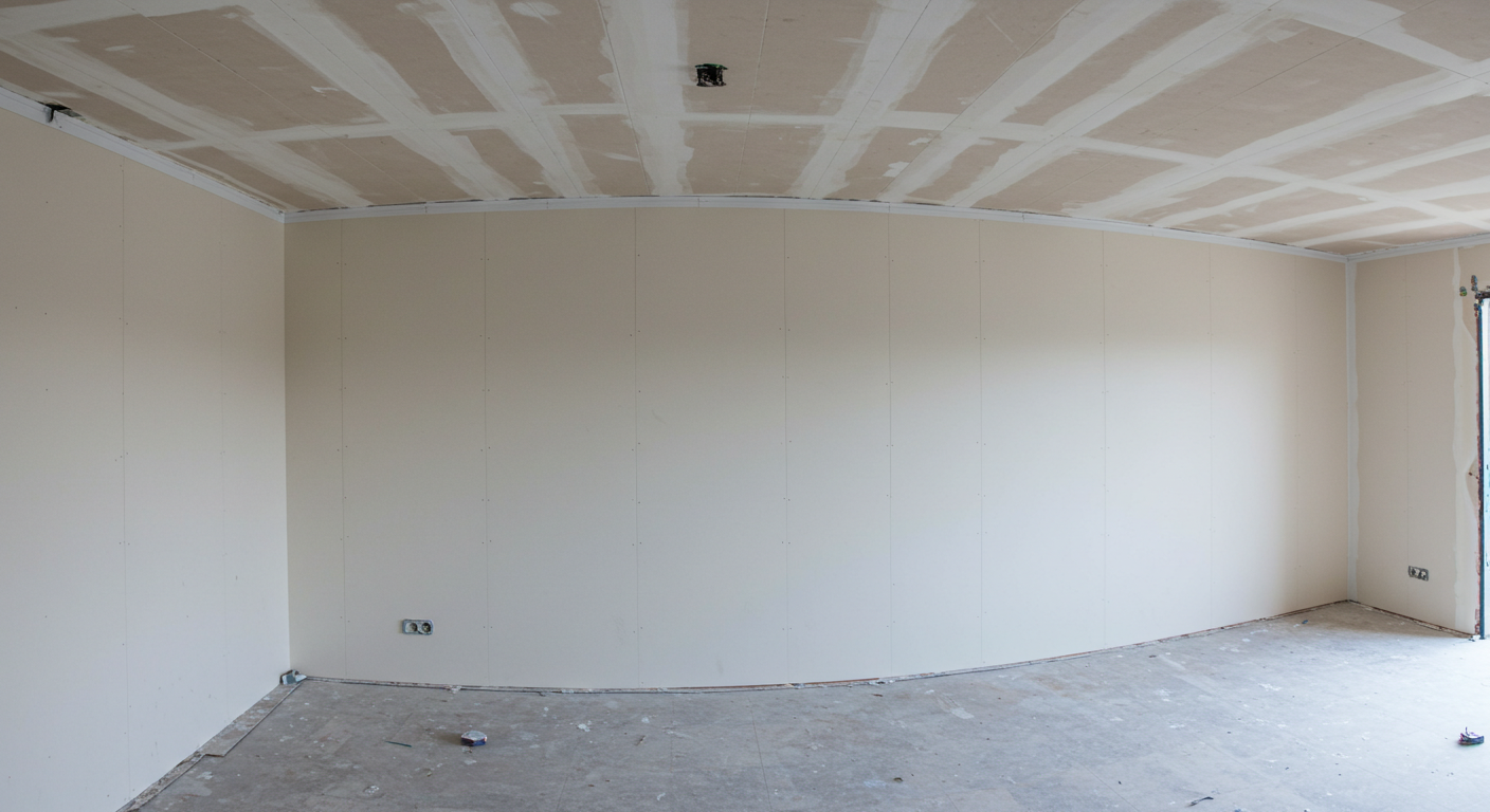 PVC wall panel installation on uneven walls