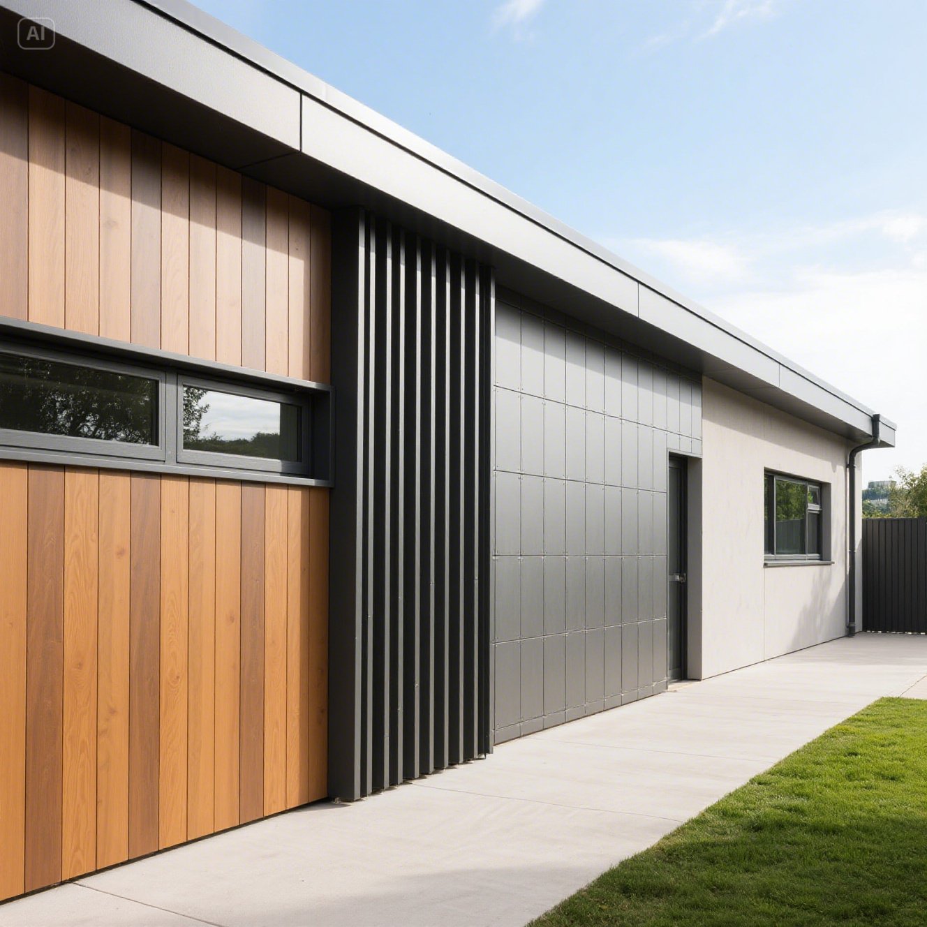 composite wall cladding panels