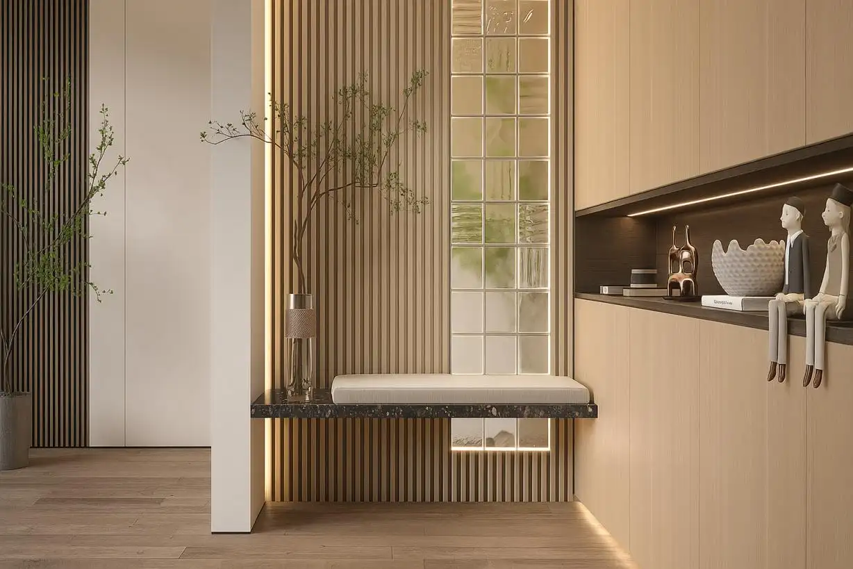 Textured Bamboo Wall Boards