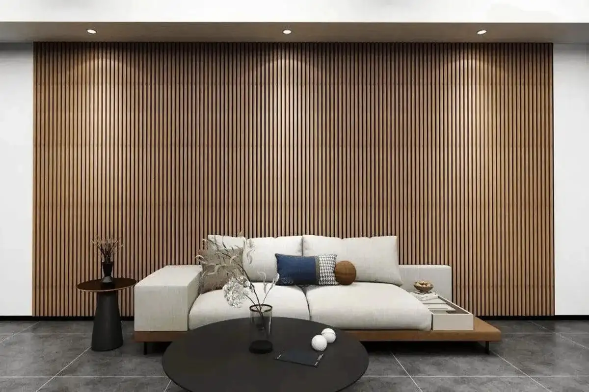 Solid Wood Acoustic Slat Panels