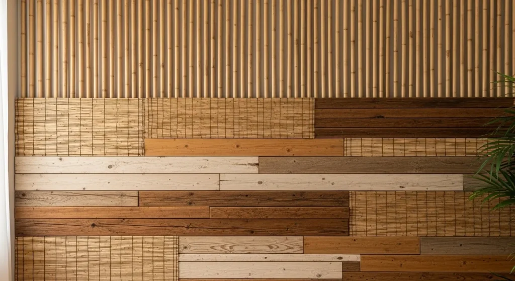 Bamboo and Wooden Wall Panels