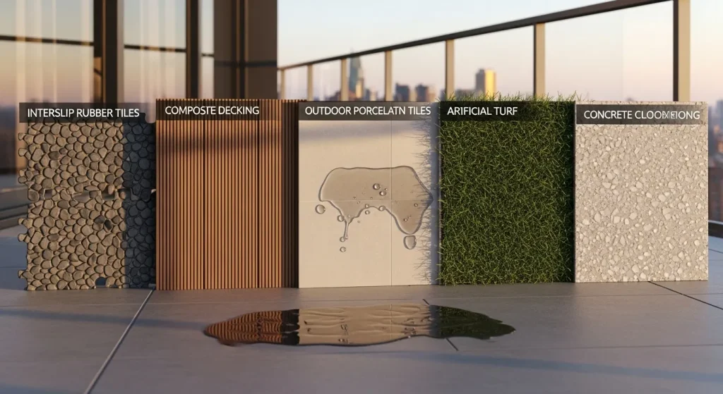 Best Materials for Non-Slip Balcony Flooring