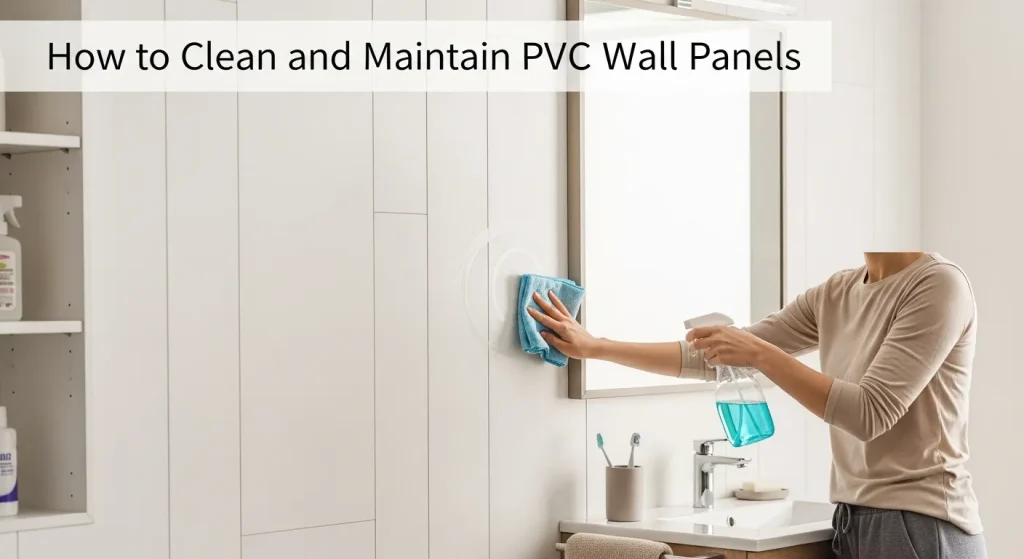 How to Clean and Maintain PVC Wall Panels