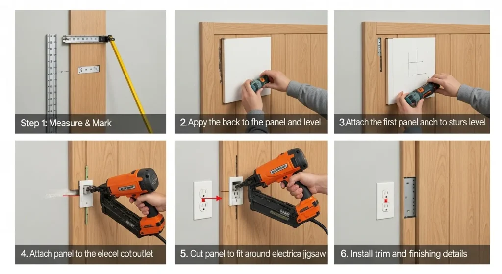 How to Install Wooden Wall Panels for Interiors