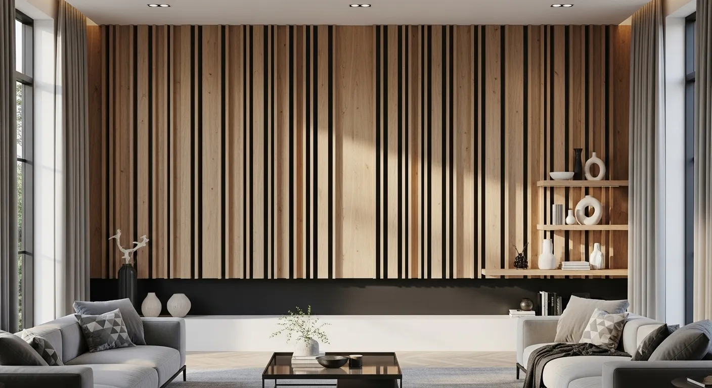 Modern Wood Slat Wall Design Ideas for Contemporary Interiors