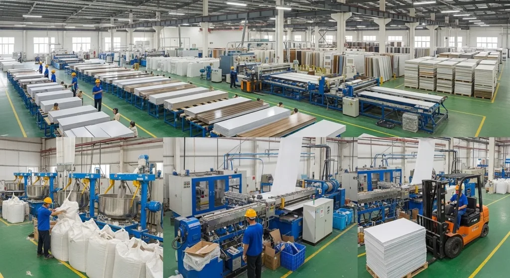 PVC Wall Panel Factory and Manufacturing Process Overview