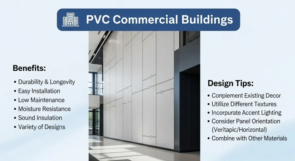 PVC Wall Panels for Commercial Buildings