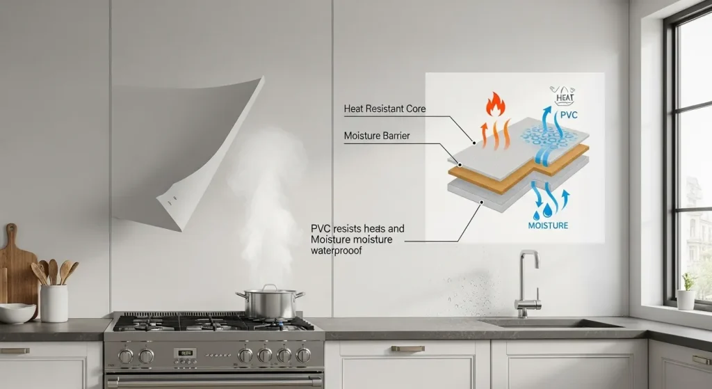 PVC Wall Panels for Kitchens