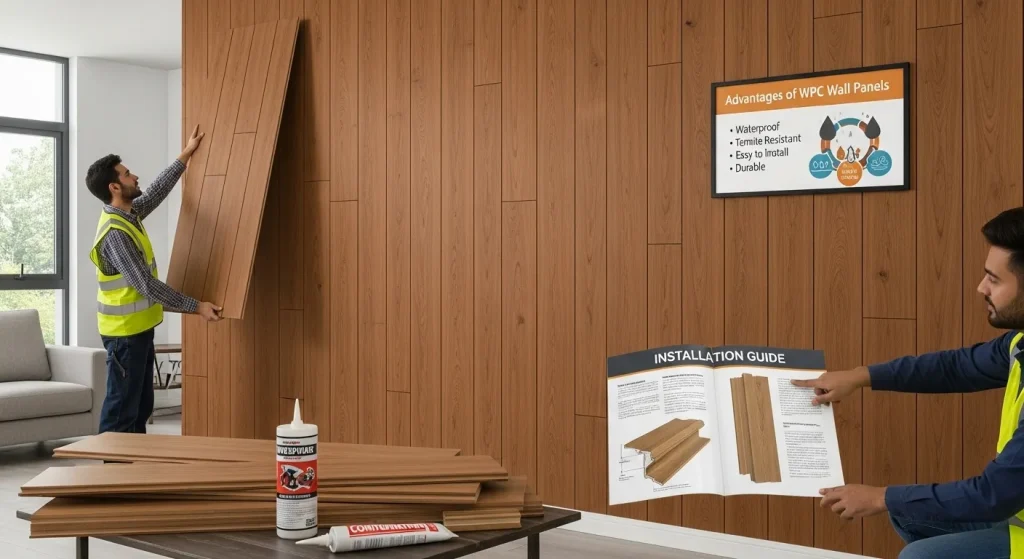 Prefabricated WPC Wall Panels