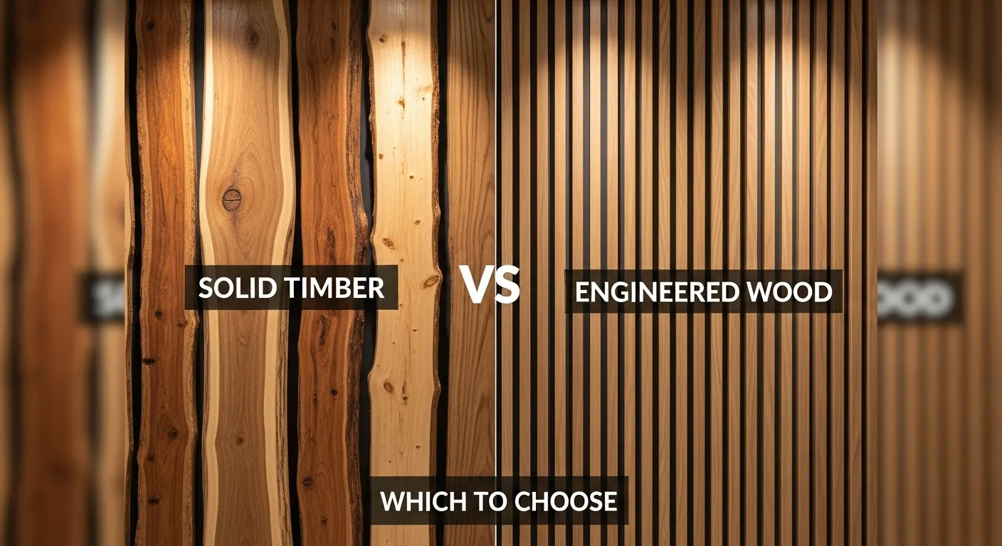 Solid Timber vs Engineered Wood Slat Panels