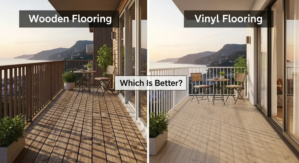 Wooden vs Vinyl Balcony Flooring Which Is Better